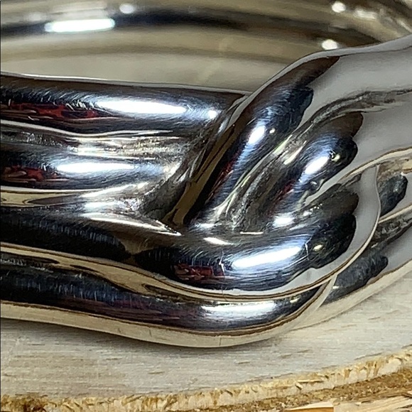 Vintage Bat-ami Electroform Sterling Cuff - Picture 2 of 4